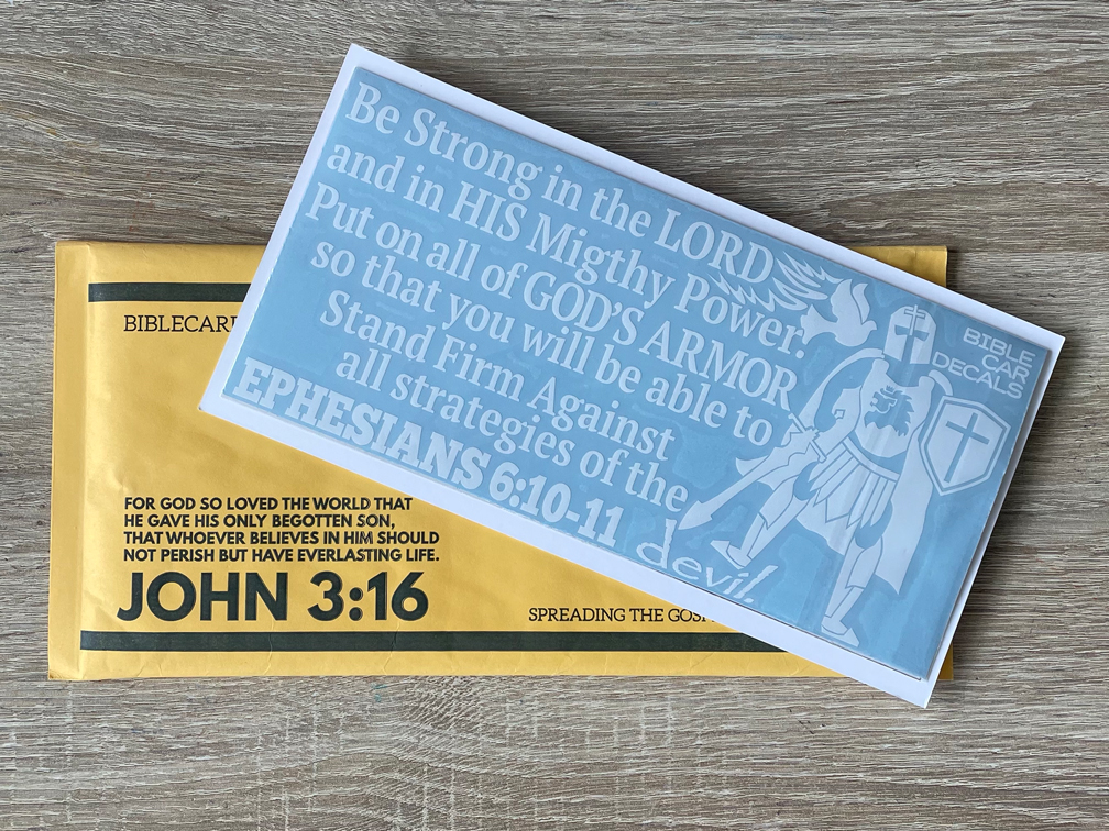 Armor of God Sticker Christian Stickers Bible Verse Stickers
