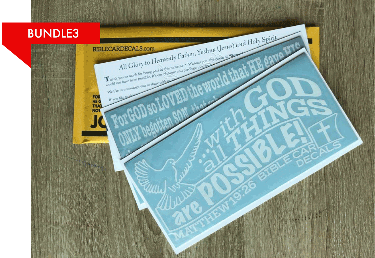 Bible Car Decals Bundle3